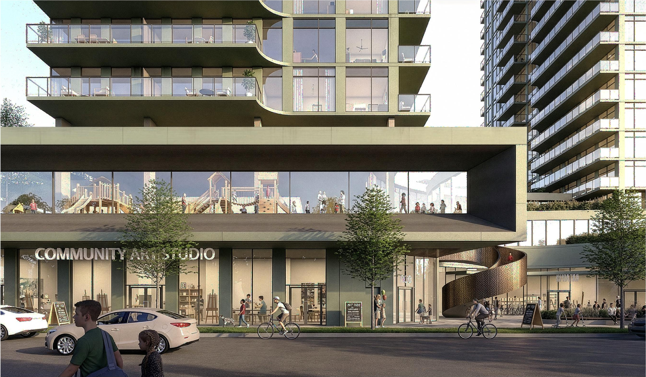Rendering of building from page 56 of the file 'Application booklet'