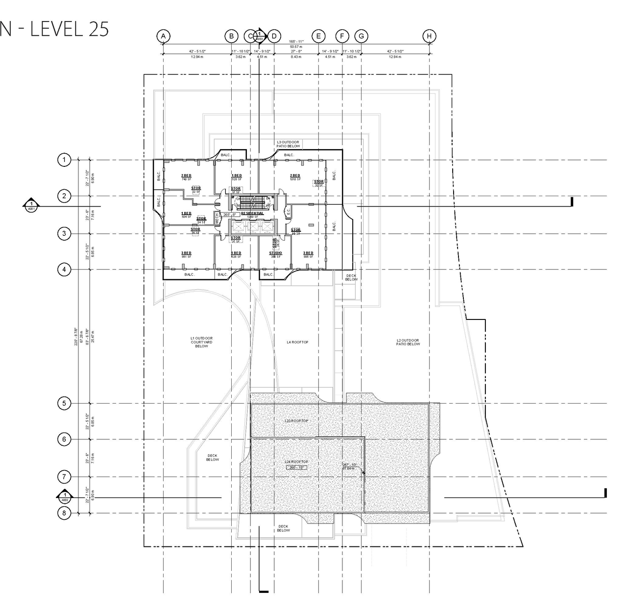 Floor plan for project from page 87 of the file 'Application booklet'