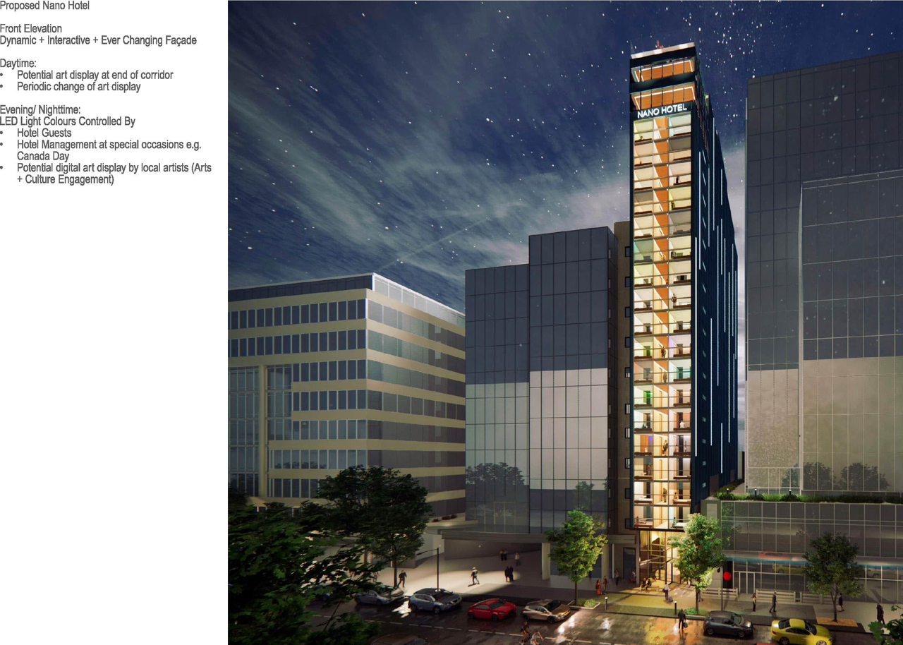 Rendering of building from page 108 of the file 'Application booklet'