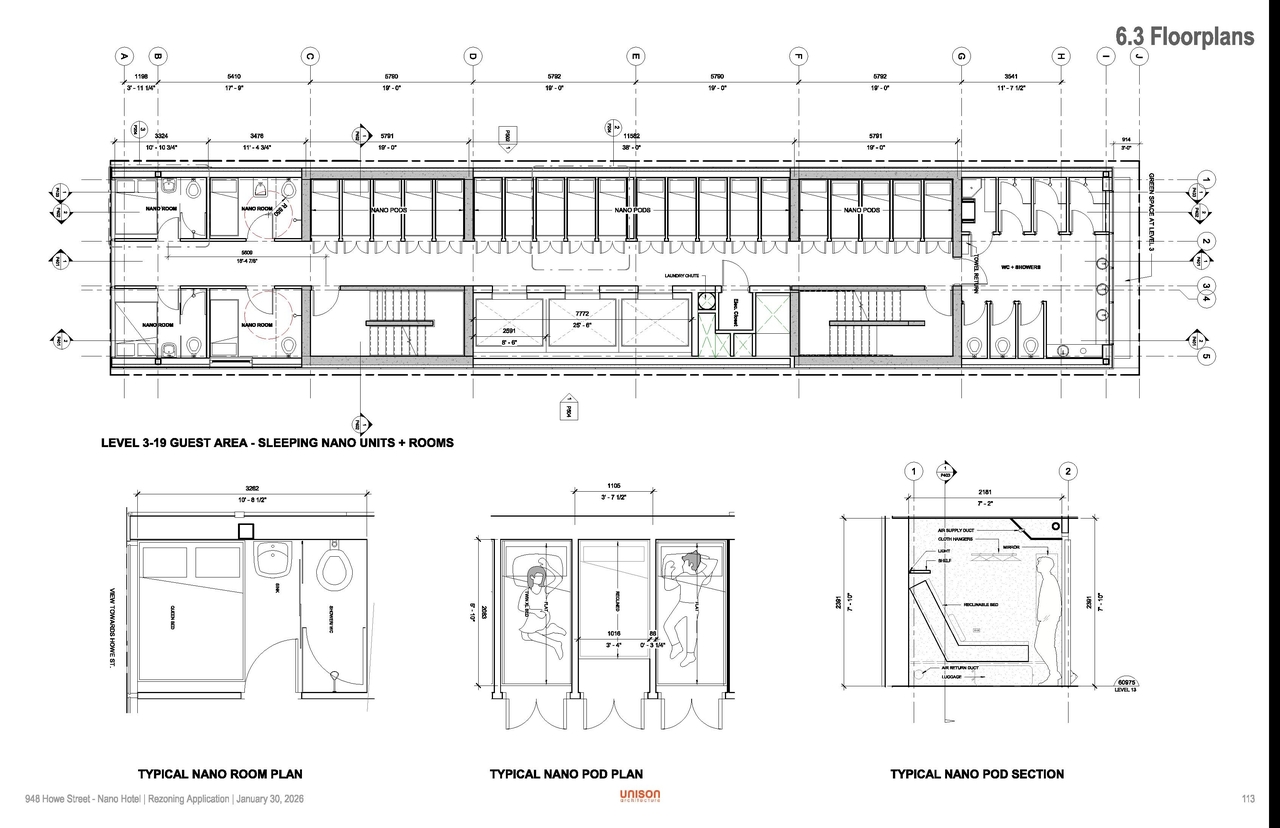 Floor plan for project from page 113 of the file 'Application booklet'