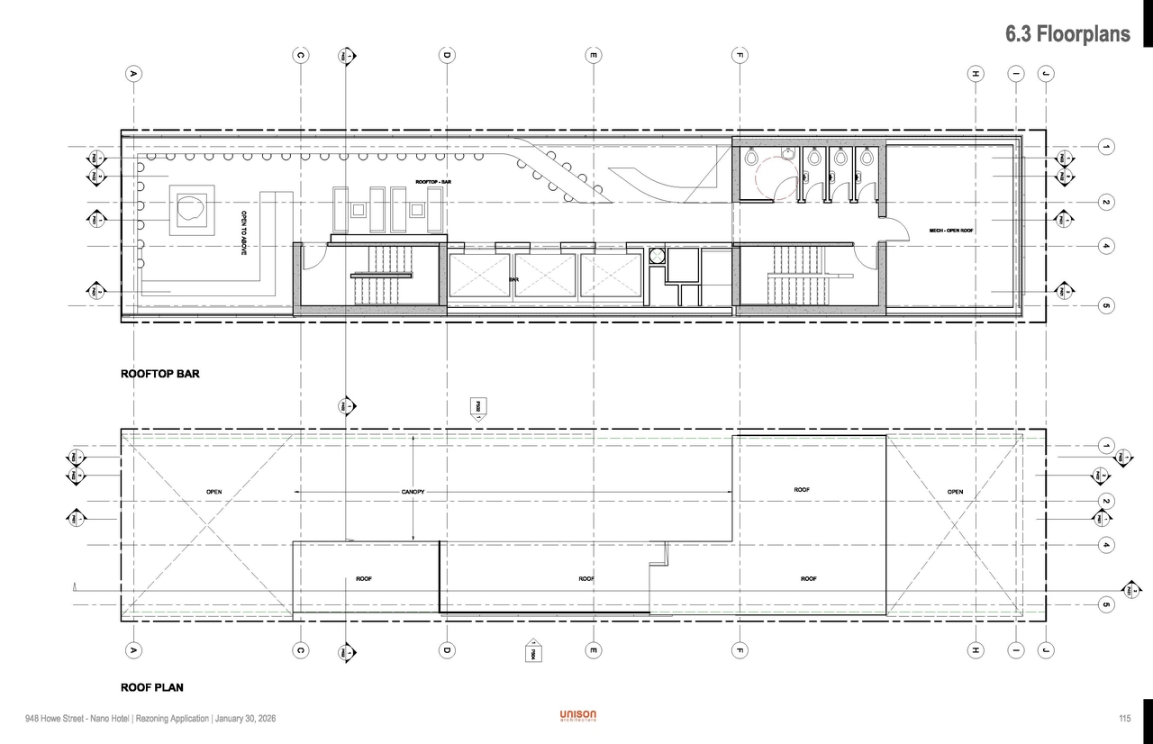 Floor plan for project from page 115 of the file 'Application booklet'
