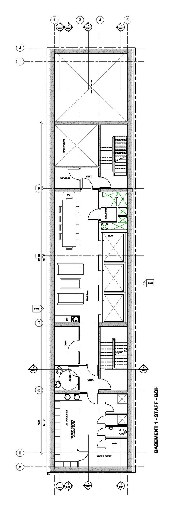 Floor plan for project from page 155 of the file 'Application booklet'