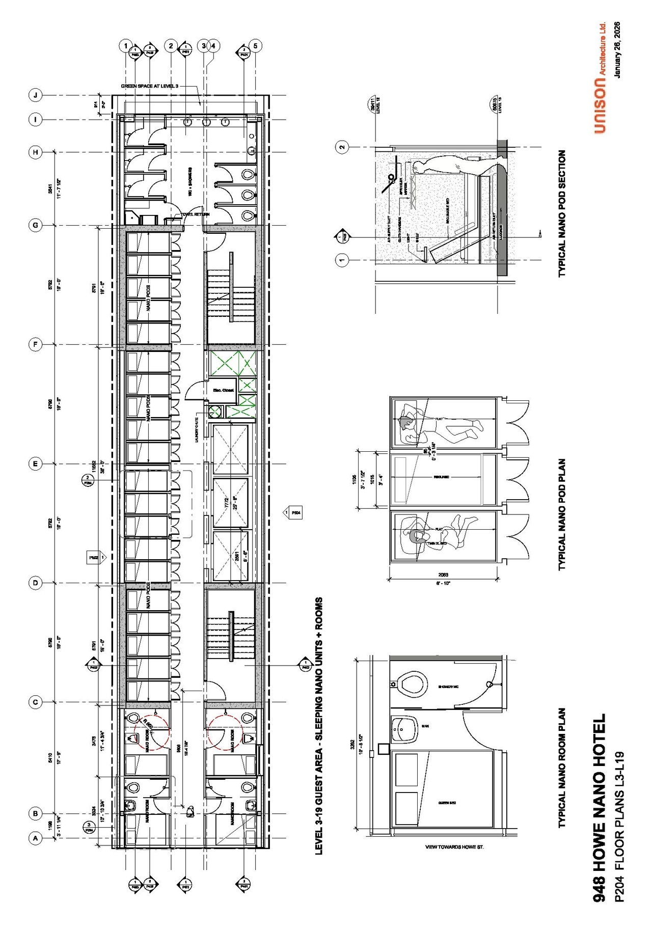 Floor plan for project from page 157 of the file 'Application booklet'
