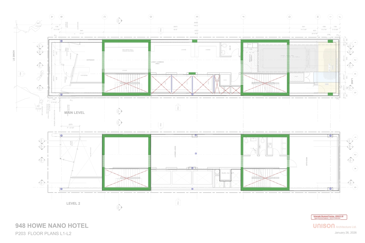 Floor plan for project from page 189 of the file 'Application booklet'