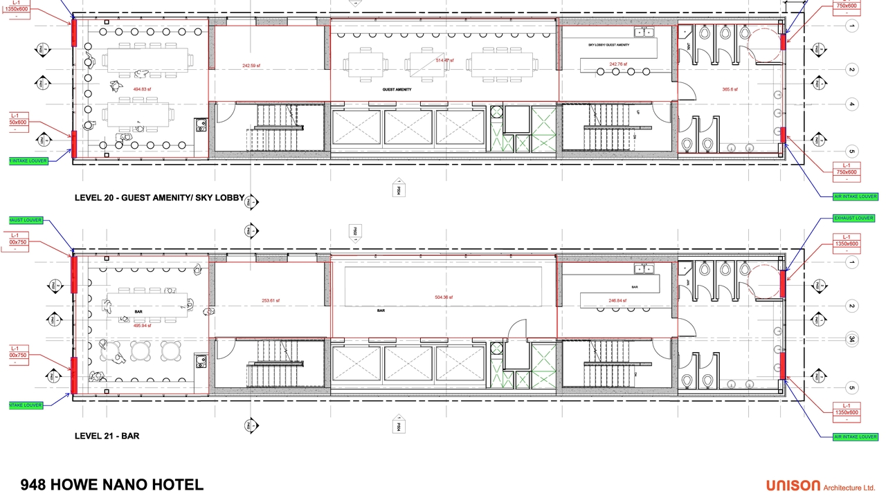 Floor plan for project from page 198 of the file 'Application booklet'