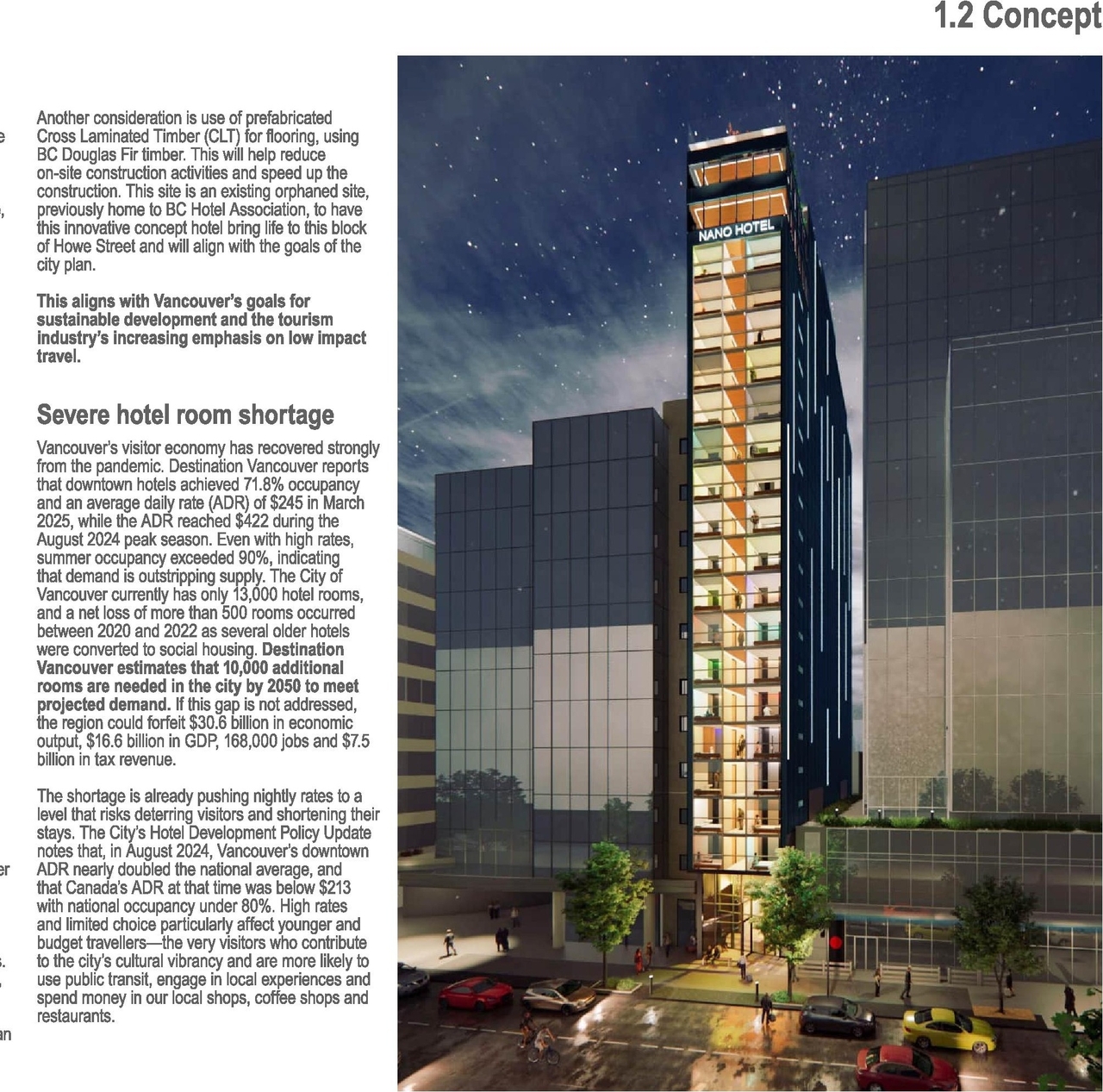 Rendering of building from page 7 of the file 'Application booklet'