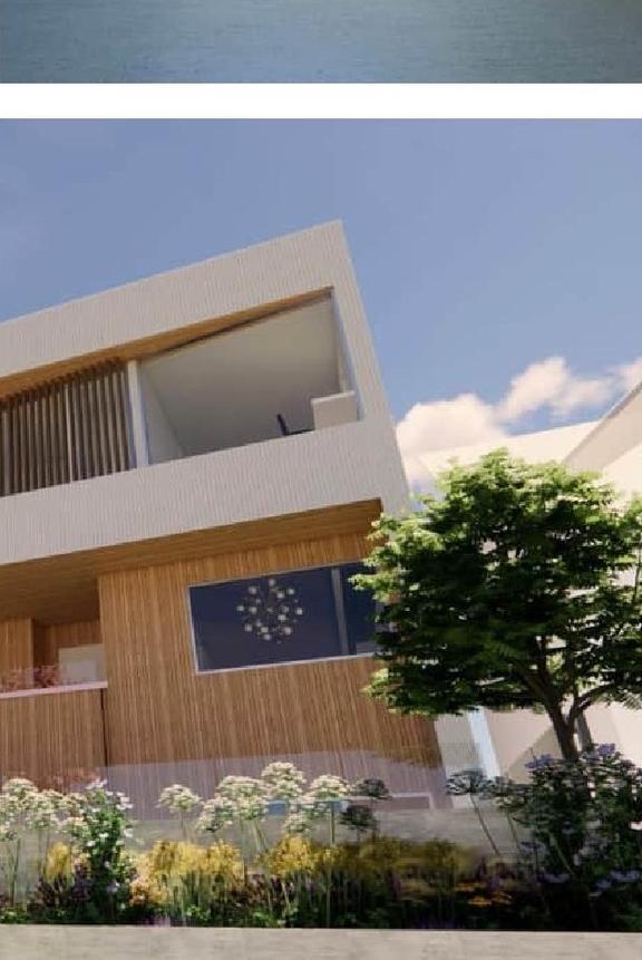 Rendering of building from page 8 of the file 'Application booklet'
