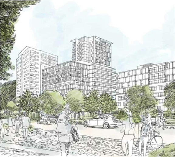 Rendering of building from page 22 of the file 'Application booklet'