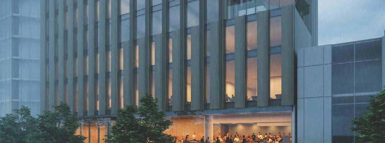 Rendering of building from page 100 of the file 'Application booklet'