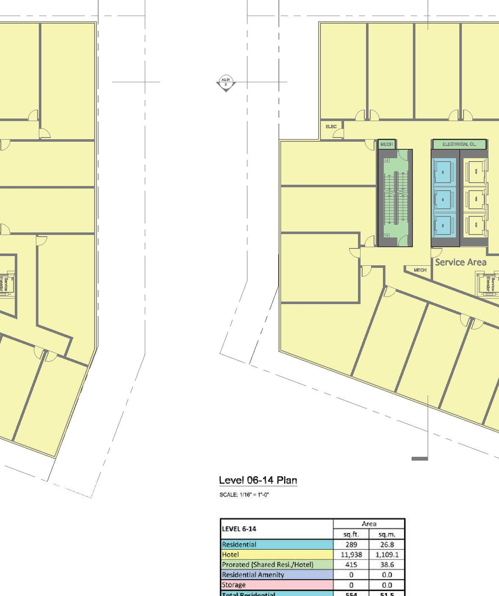 Construction site plan for project from page 106 of the file 'Application booklet'