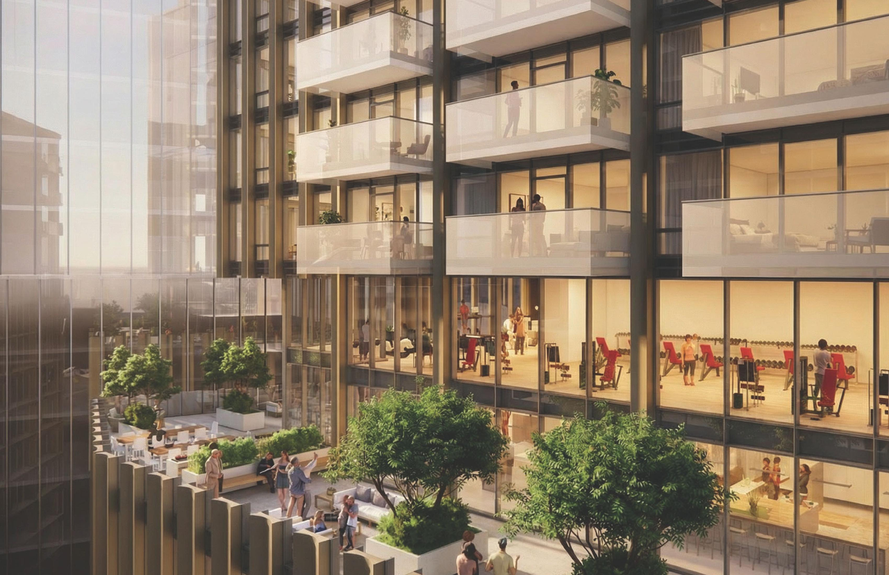 Rendering of building from page 56 of the file 'Application booklet'