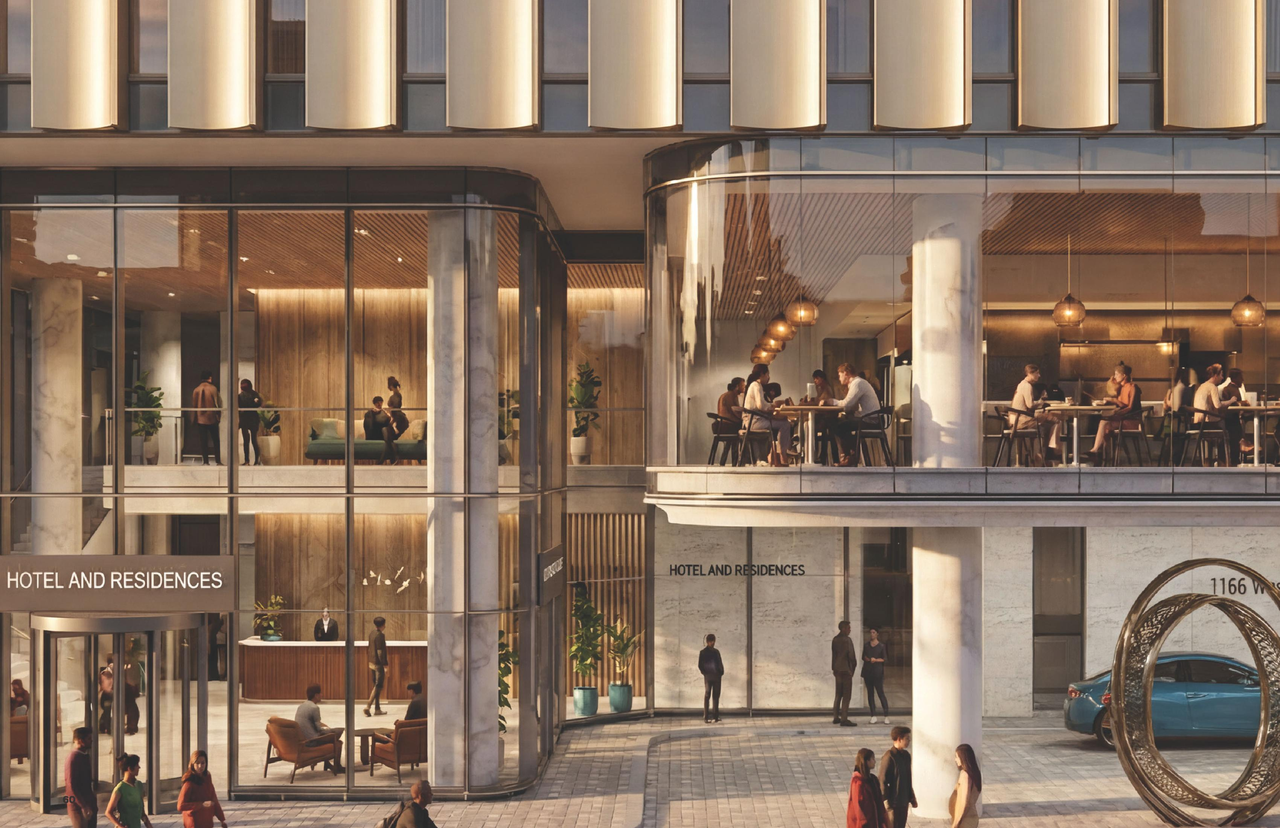 Rendering of building from page 64 of the file 'Application booklet'