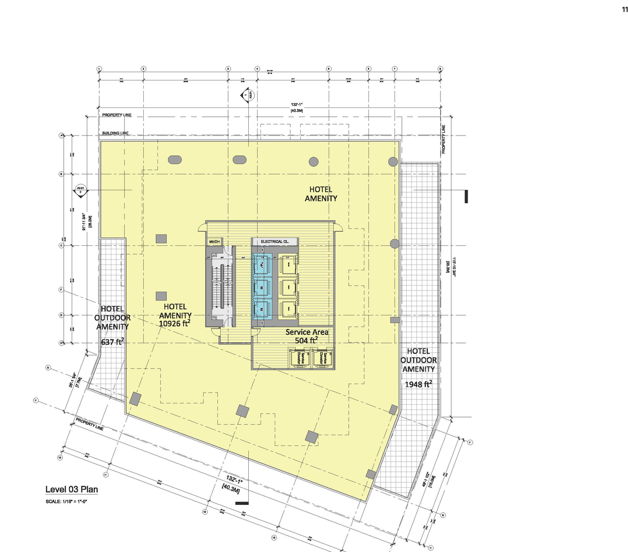Floor plan for project from page 72 of the file 'Application booklet'
