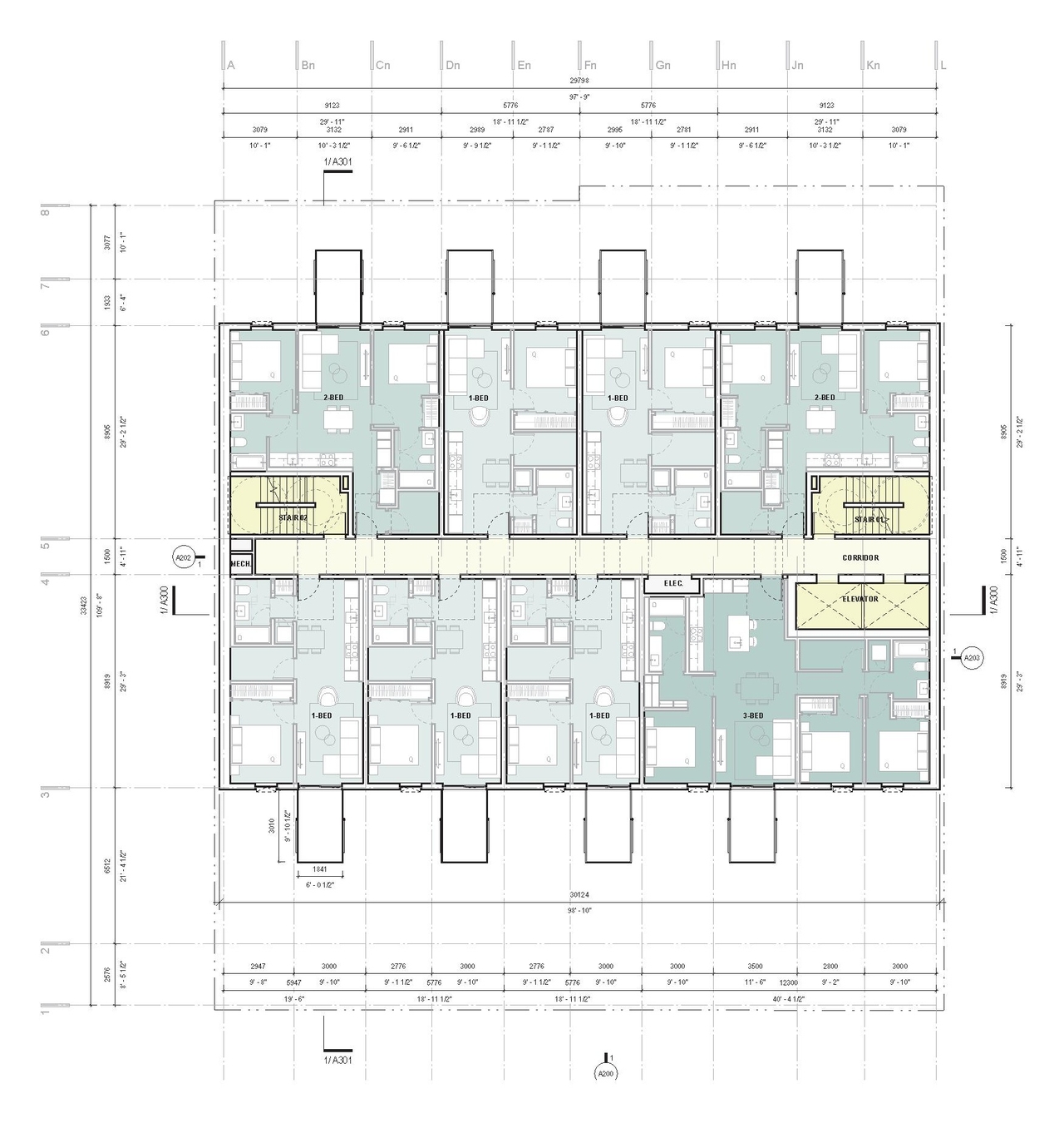 Construction site plan for project from page 60 of the file 'Application booklet'