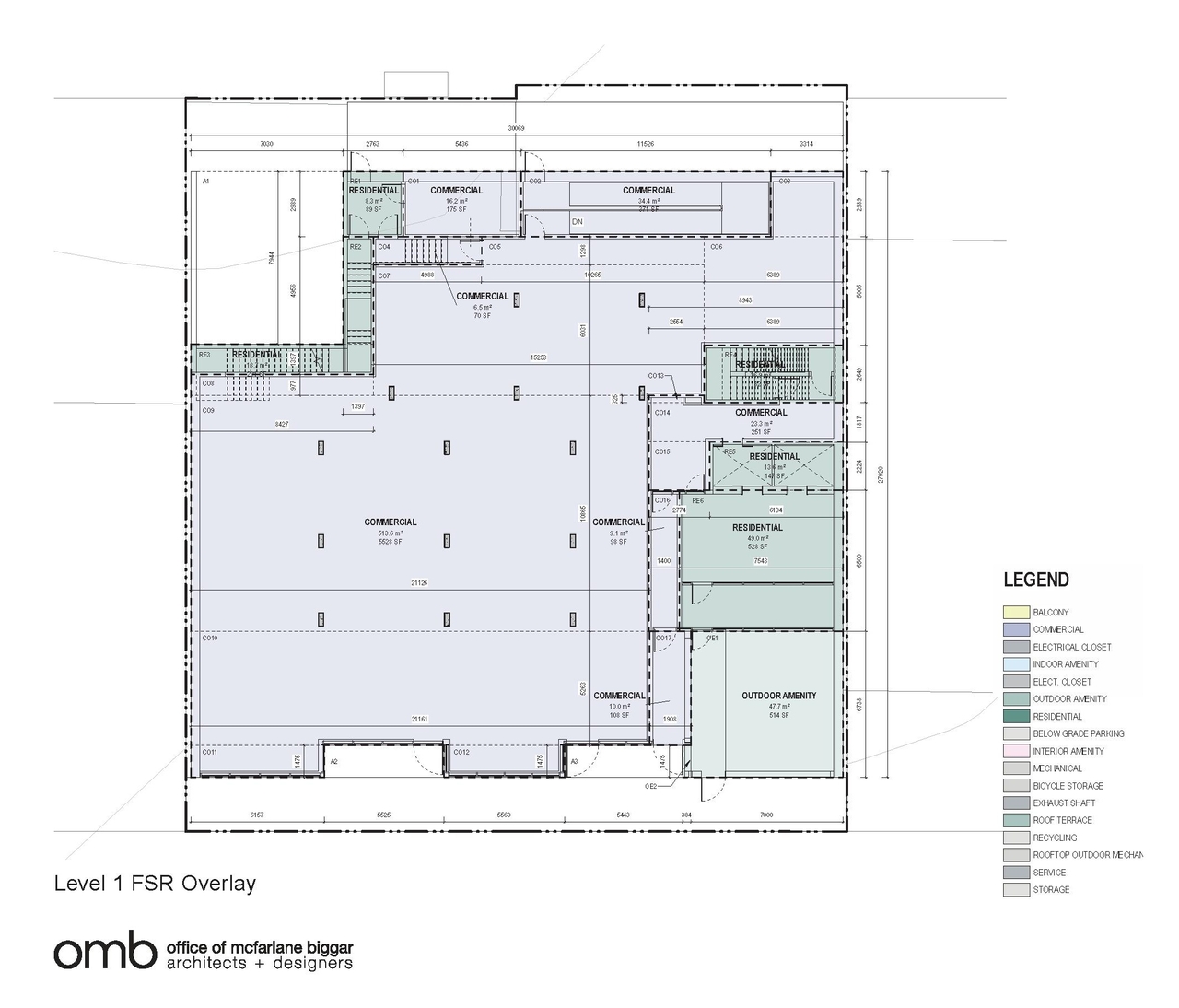 Construction site plan for project from page 81 of the file 'Application booklet'