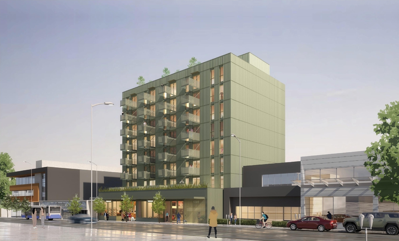 Rendering of building from page 85 of the file 'Application booklet'