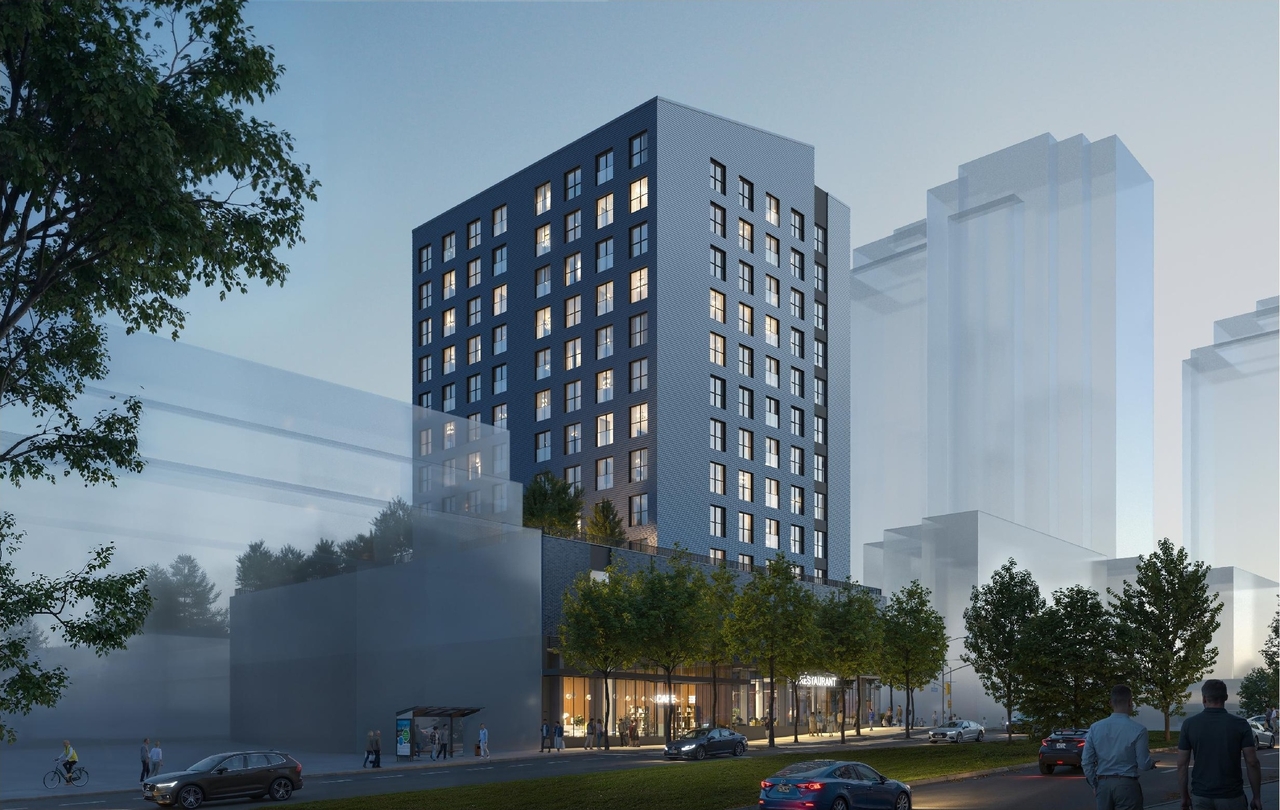 Rendering of building from page 22 of the file 'Application booklet'