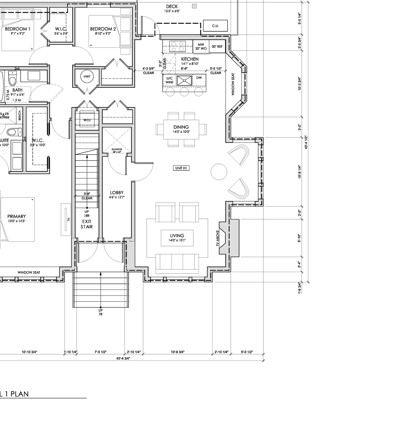 Floor plan for project from page 95 of the file 'Application booklet'
