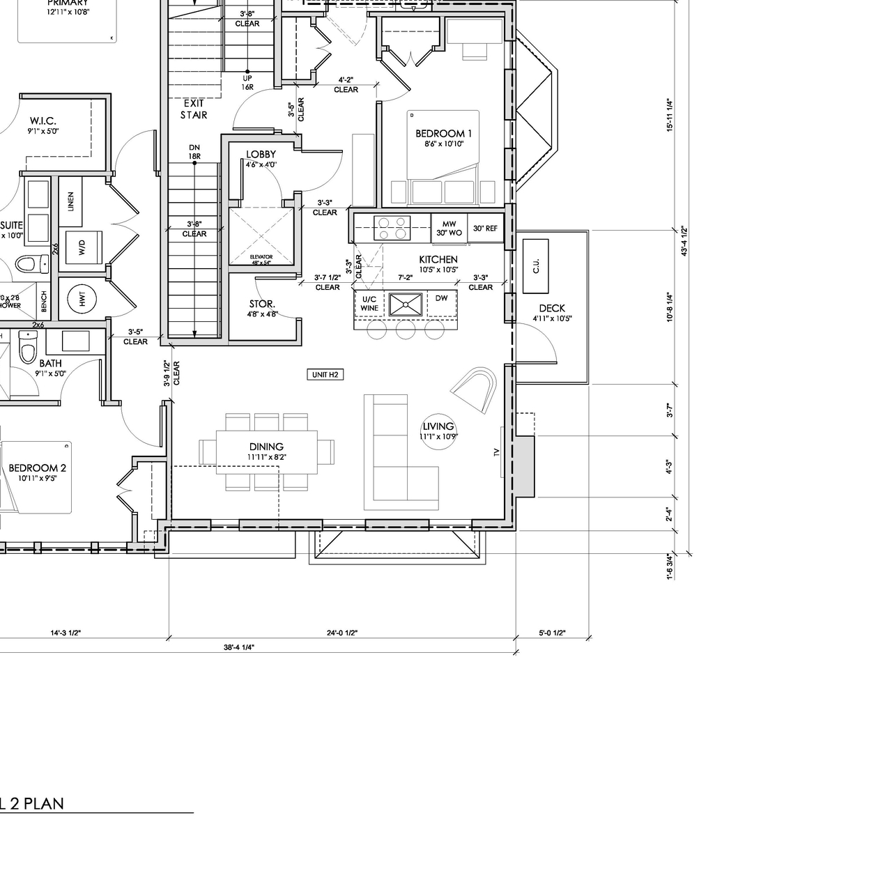 Floor plan for project from page 96 of the file 'Application booklet'