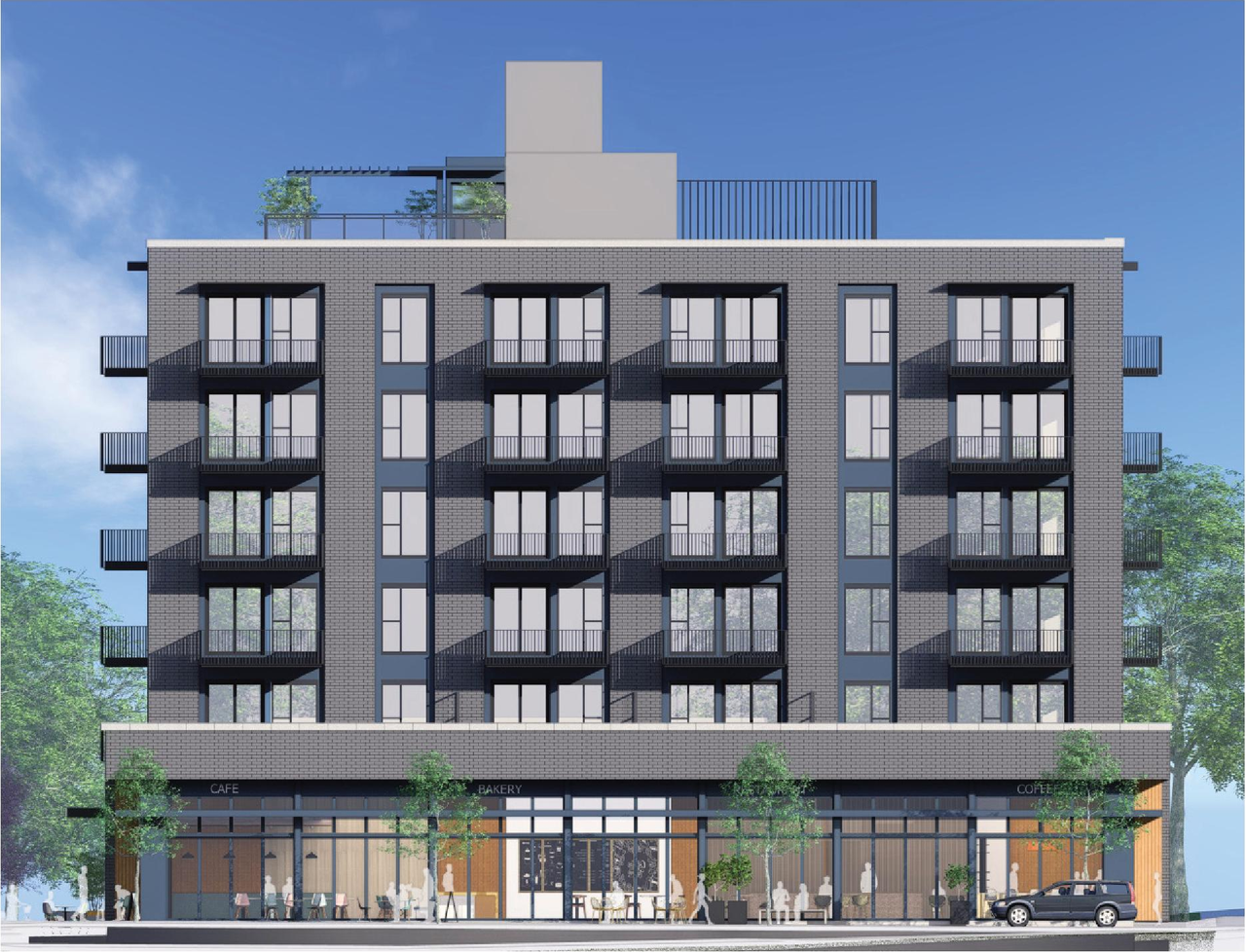 Rendering of building from page 12 of the file 'Application booklet'