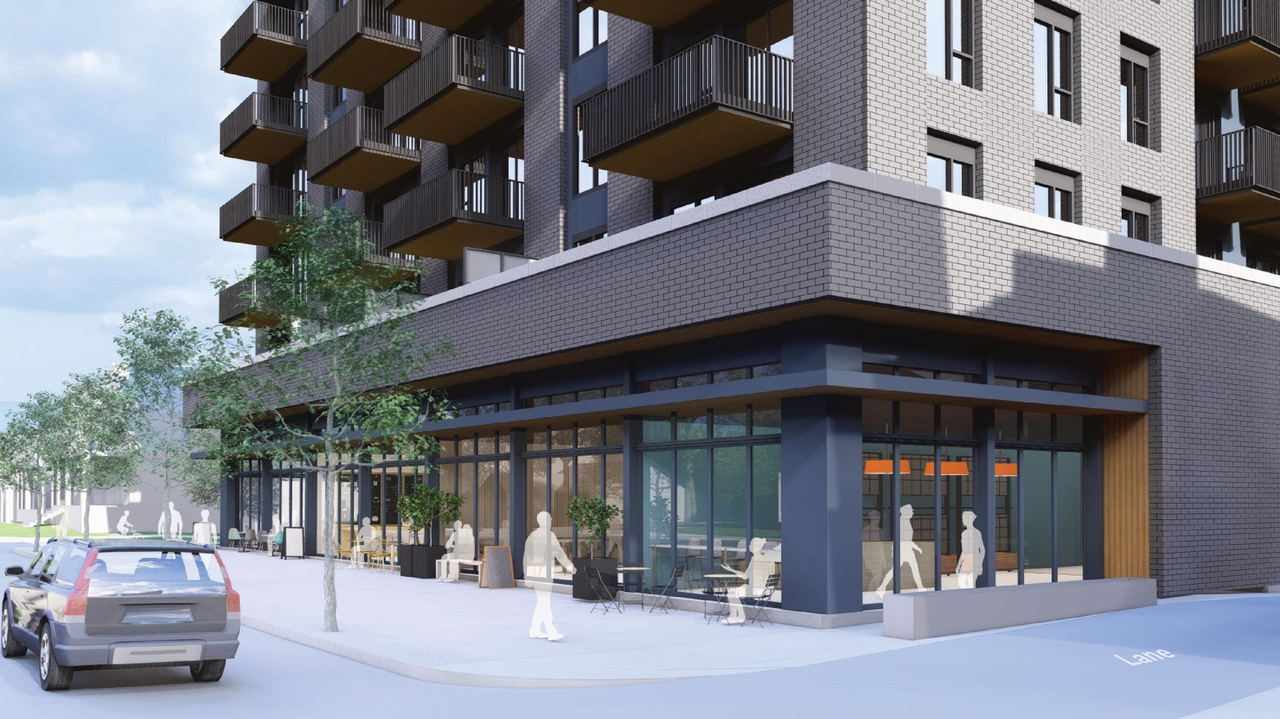 Rendering of building from page 27 of the file 'Application booklet'
