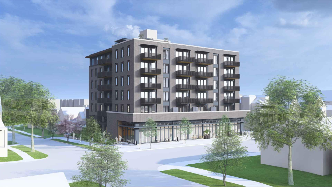 Rendering of building from page 32 of the file 'Application booklet'