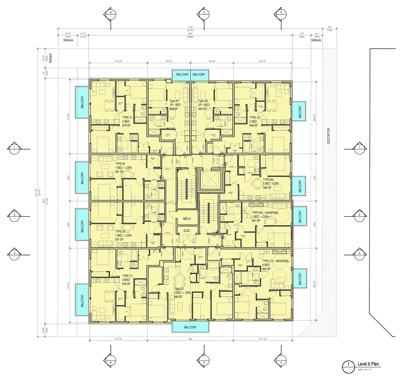 Floor plan for project from page 51 of the file 'Application booklet'
