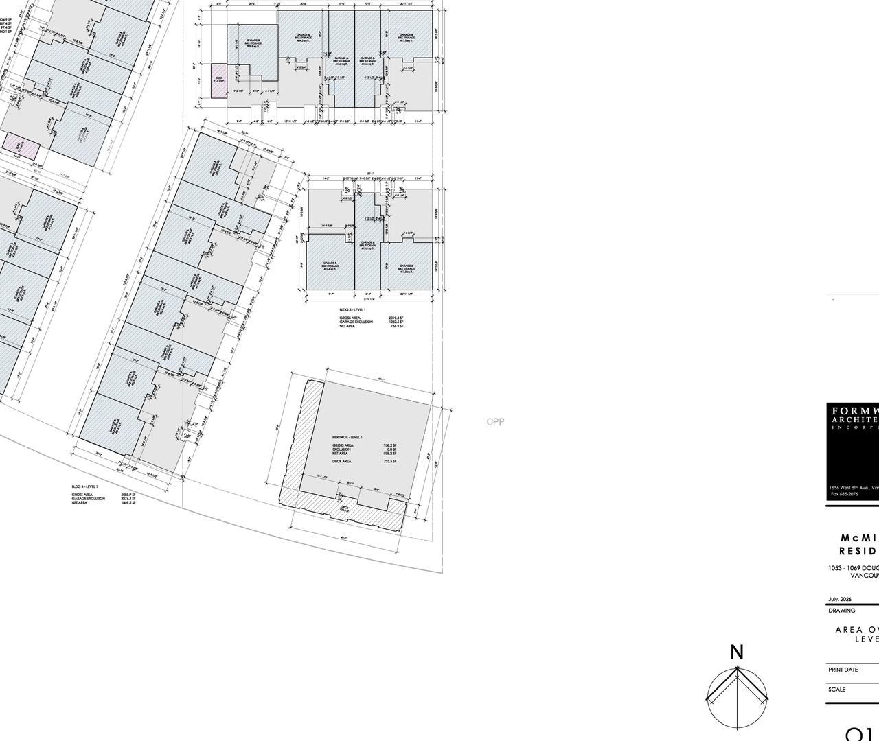 Floor plan for project from page 103 of the file 'Application booklet'