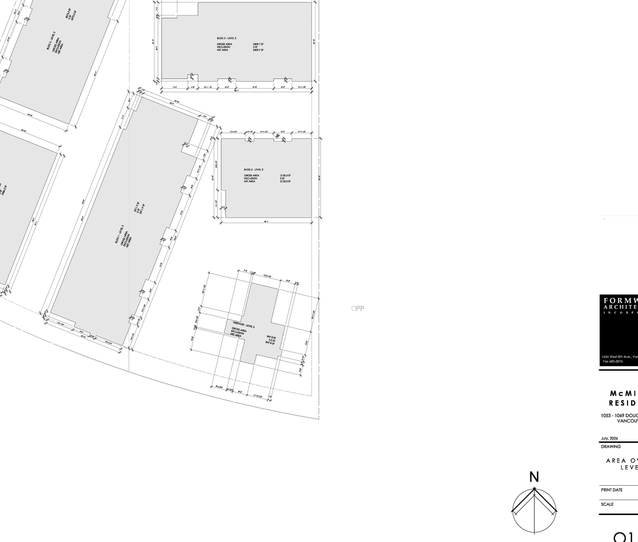 Floor plan for project from page 105 of the file 'Application booklet'