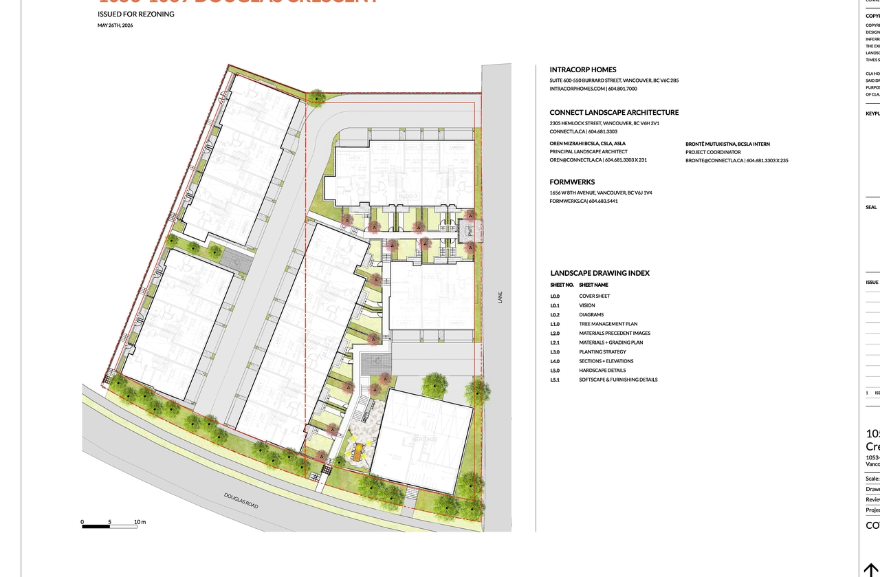 Construction site plan for project from page 107 of the file 'Application booklet'