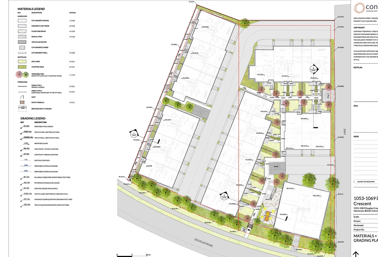 Construction site plan for project from page 112 of the file 'Application booklet'