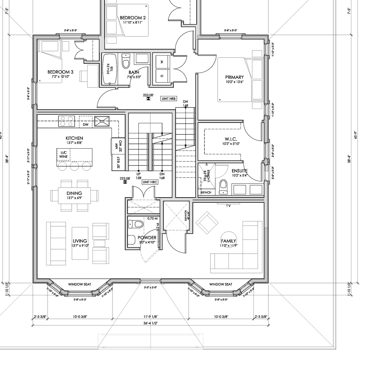 Floor plan for project from page 96 of the file 'Application booklet'